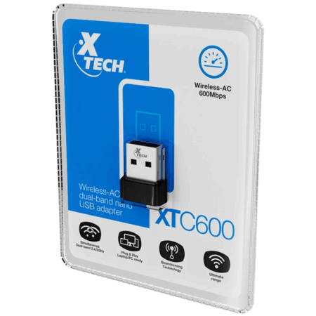 Antena Wi-Fi USB XTECH XTC600 para PC