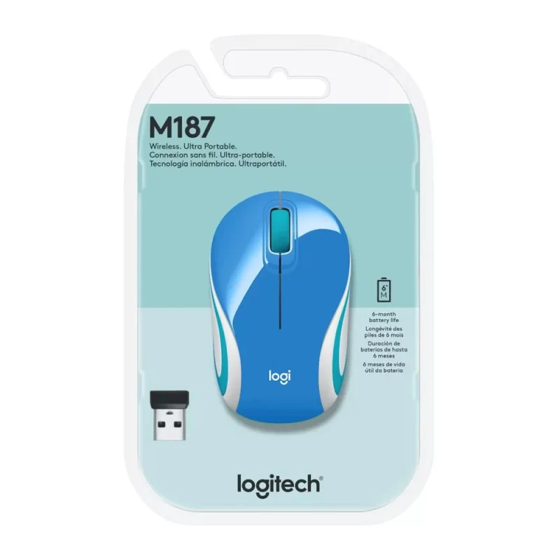 Mouse Inalámbrico Logitech M187 - Imagen 3