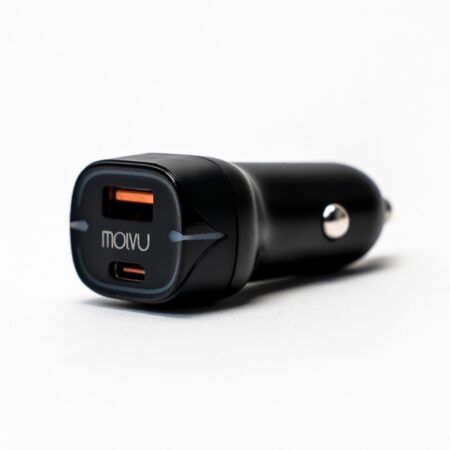 Molvu Boost² – Cargador De Auto Usb-A + Usb-C