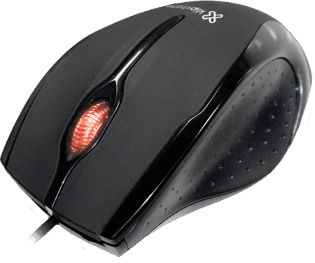 Mouse Alámbrico Klip Xtreme Ebony KMO-104