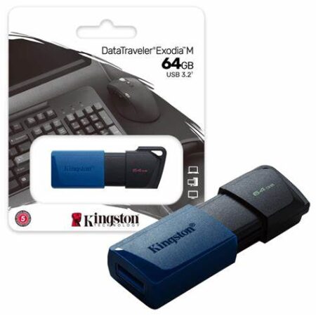 Memoria USB Kingston de 64GB Exodia "M" MULTICOLOR 3.2