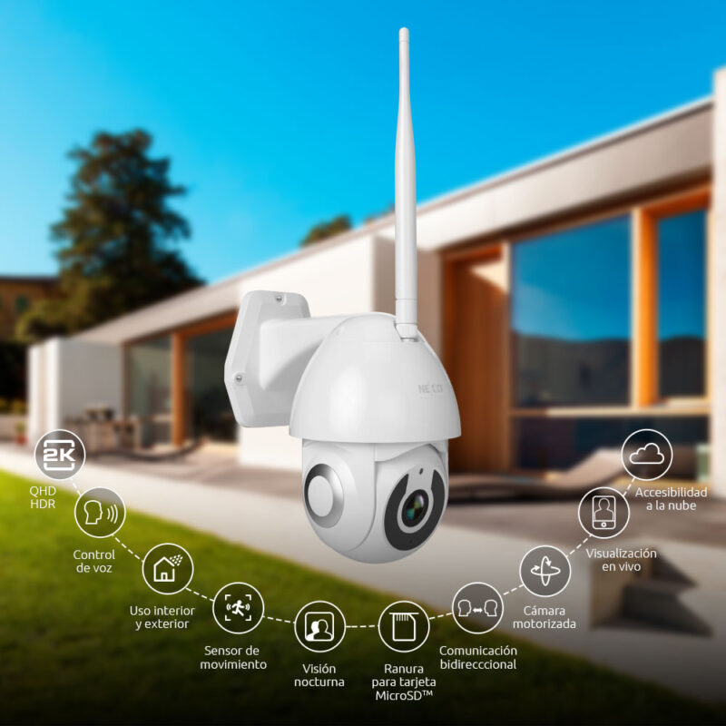 Smart Cámara WI-FI Nexxt Exterior 2K - Imagen 2