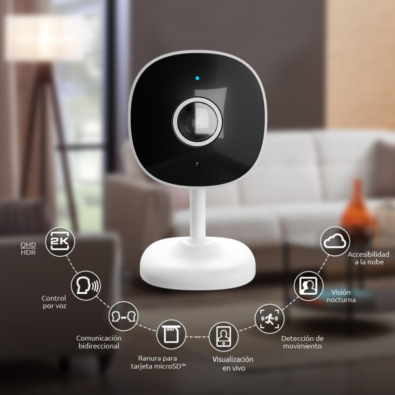 Cámara Nexxt para Interior Wi-Fi 2K - Imagen 2